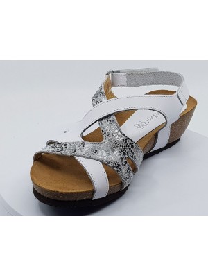 Sandales 4162 Blanc/Argent