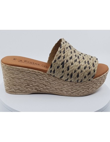 Mules 1682 Beige/Marine