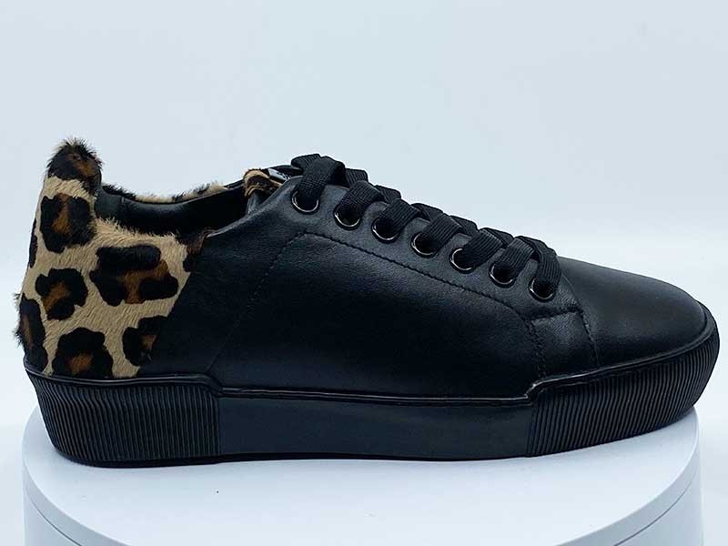 Sneakers 103606 Noir Leopard