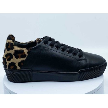 Sneakers 103606 Noir Leopard