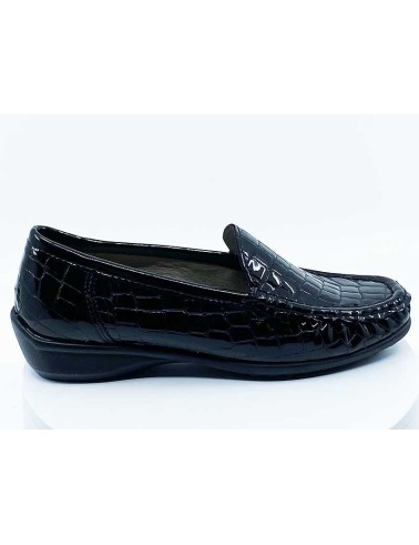 MOCASSINS VERNIS NOIR POUR FEMMES I ARA