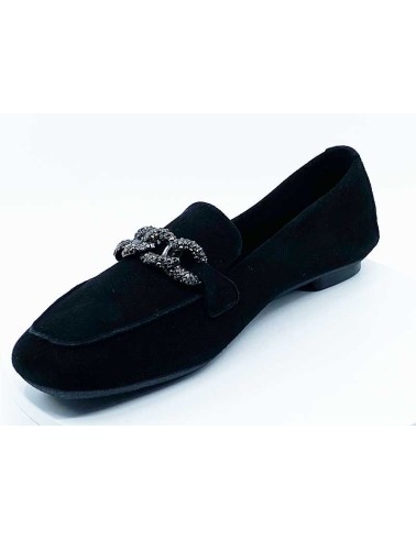 MOCASSINS FEMMES NOIRS I REQIN'S I FRANCEL CHAUSSURES