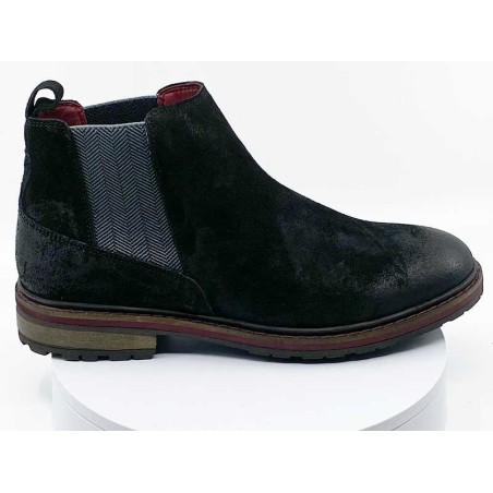 Boots home cuir Noir - Fluchos