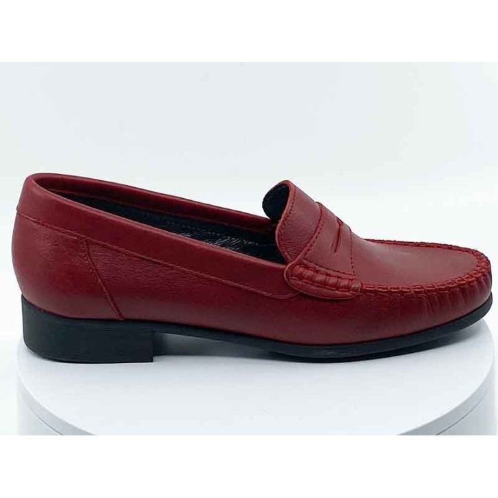 MOCASSINS ROUGES ARTIKA I AU MEILLEUR PRIX