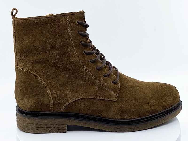 Bottines Zag Camel velours