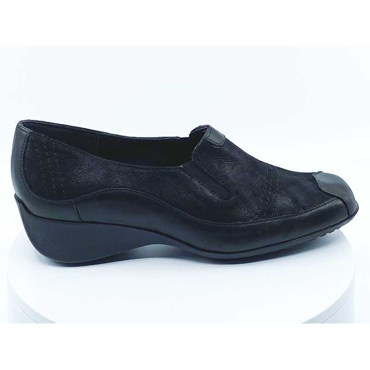 MOCASSINS NOIRS POUR FEMMES I FRANCEL CHAUSSURES