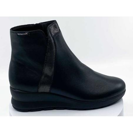 boots noir pour femme mephisto