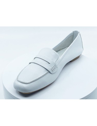 MOCASSINS FEMMES BLANCS I FRANCEL CHAUSSURES