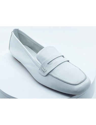 MOCASSINS FEMMES BLANCS I FRANCEL CHAUSSURES