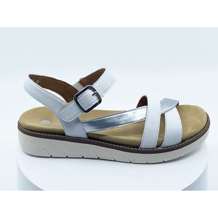 Sandales blanches au meilleur  prix I FRANCEL CHAUSSURES