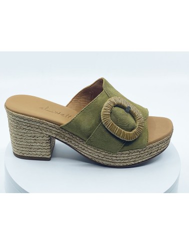 Mules Noemie Kaki - chaussures pour femmes