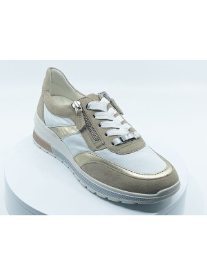 Sneakers 18414 Blanc/Beige