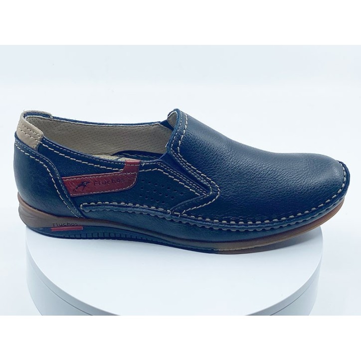 mocassins pour hommes bleu