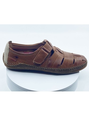 Sandales cognac pour hommes