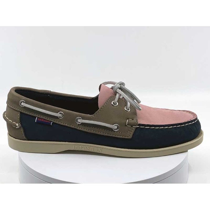 Docksides 7111psw Marine/Rose