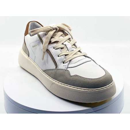 Sneakers Custly Blanc/Camel