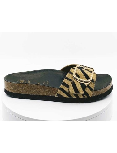 Mules kathleen Zebre noir beige - Scholl