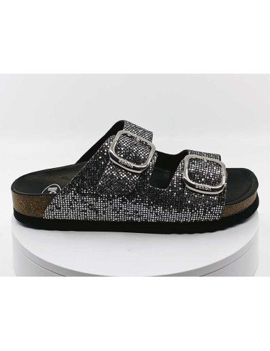 Mules Noelle Python Argent cuir de la marque scholl