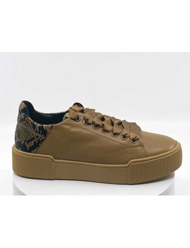 Sneaker femme à lacet Hogl contrefort léopard -Francel chaussures