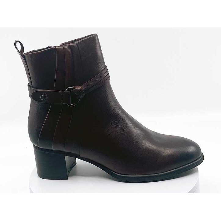 Bottines  Bordeaux cuir - Marco tozzi