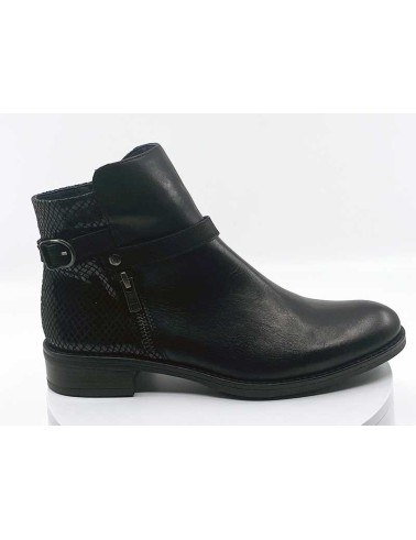 Boots noir cuir serpent - dorking