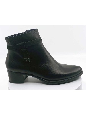 Boots femmes noir en cuir - dorking