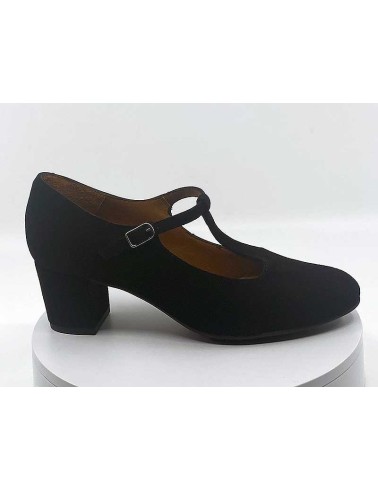 Escarpins Salomé Noir Nubuck - Ligne O
