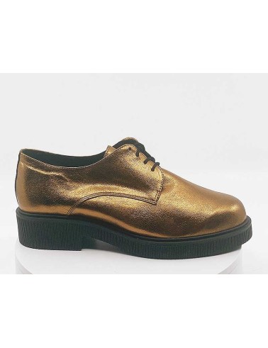 Derbies Axelle Cognac Métal - Hirica