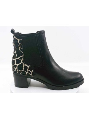 Boots femmes Noir Girafe - Plumers