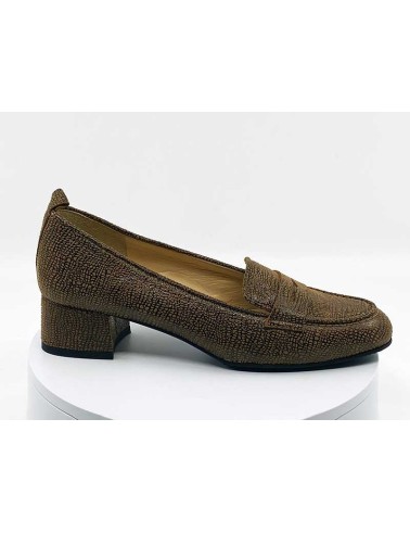 Mocassins femme cuir Tabac - brunate