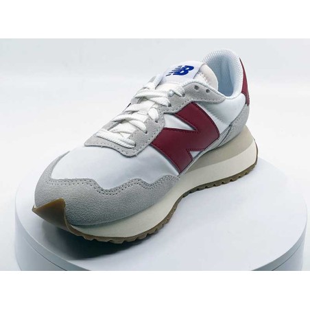 Sneakers ms237rg blanc bleu rouge