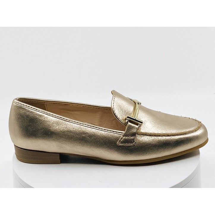 Mocassins  couleur Platine