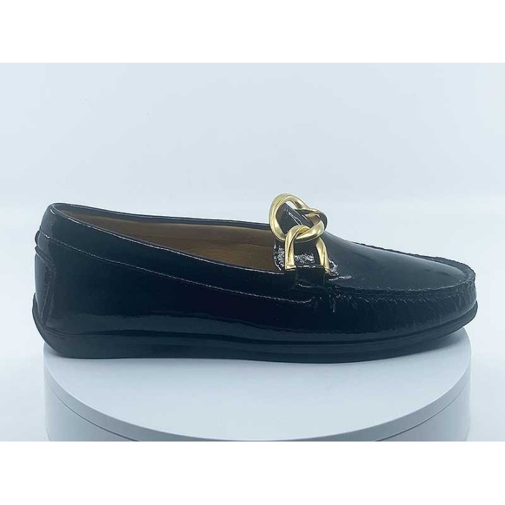 Mocassins Venezia Noir vernis