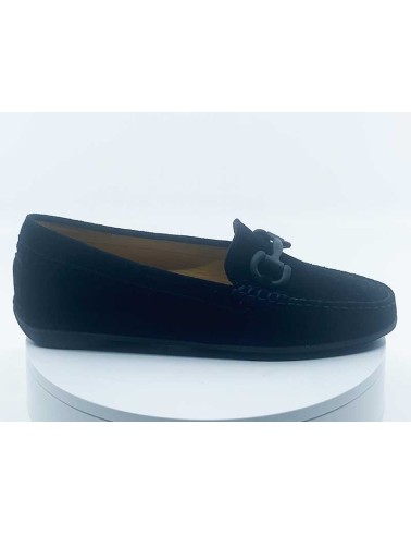 Mocassins femmes Noir nubuck