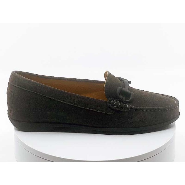 Mocassins femme Marron nubuck