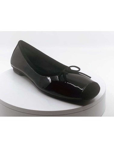 Ballerines Harmony  Noir Vernis reqins