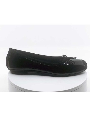 Ballerines Harmony  Noir Vernis reqins
