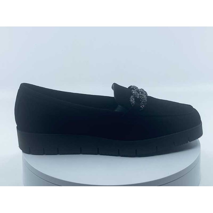Mocassins Nora Noir - reqins