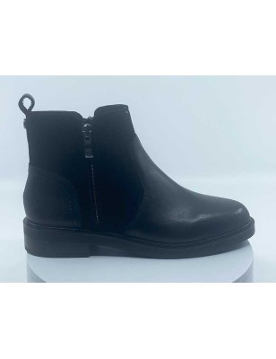 Boots Noir Cuir/Nubuck Caprice