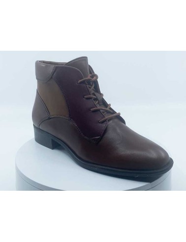 Boots scarlet-01 Camel/Bordeaux