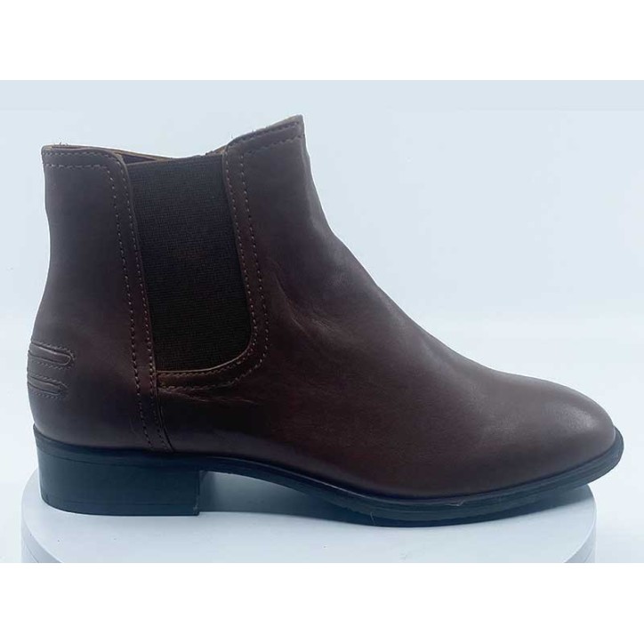 Boots femme Scarlet-02 Camel Cuir