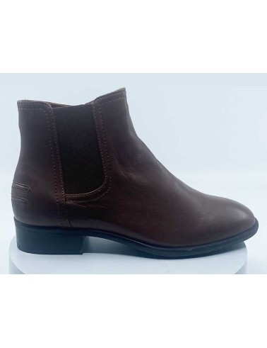 Boots femme Scarlet-02 Camel Cuir
