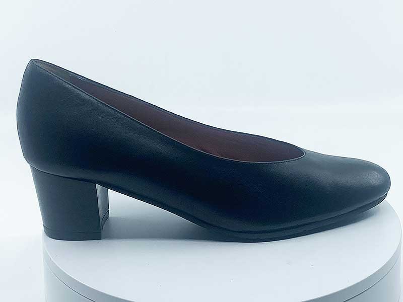 Escarpins femme Noir Cuir - vitulli
