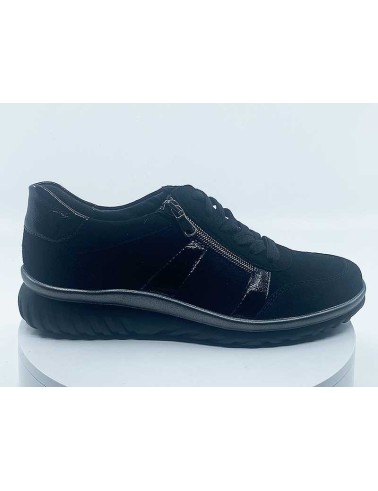 Sneakers l5285  Noir nubuck - semler
