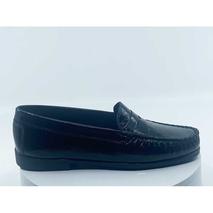 Mocassins Mozard Vernis Noir - geollamy