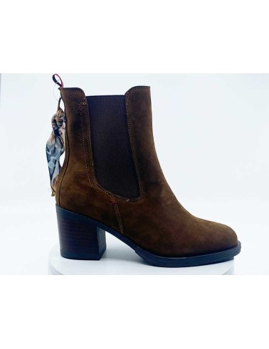Bottines femme Camel Velours good step