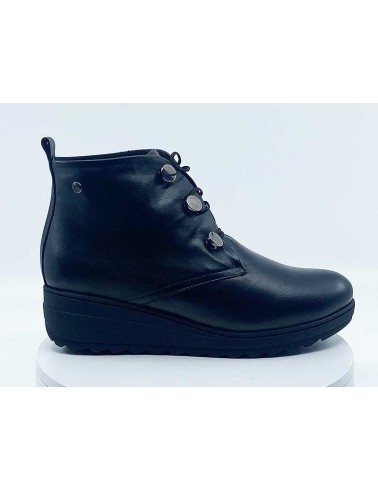 Boots femme Noir Cuir Kola