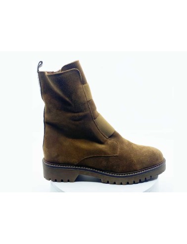 Bottines Dusky Noisette Serpent Nubuck