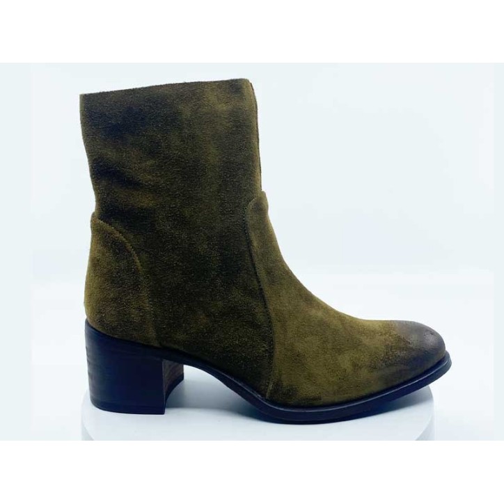 Boots femme Safari Velours Aliwell