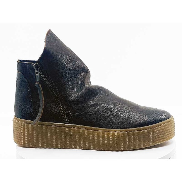 Boots  femme Marron Cuir - hiver 2023-2024